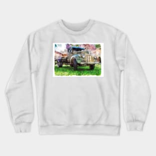 46 Ford Truck Flat Bed 4 Crewneck Sweatshirt